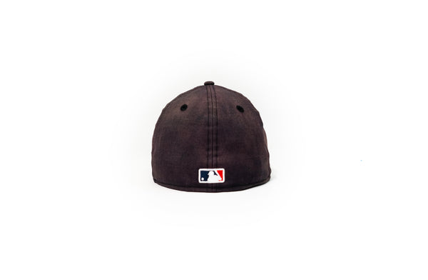 Sunfaded Fireword Yankee Fitted – The School Of Levin