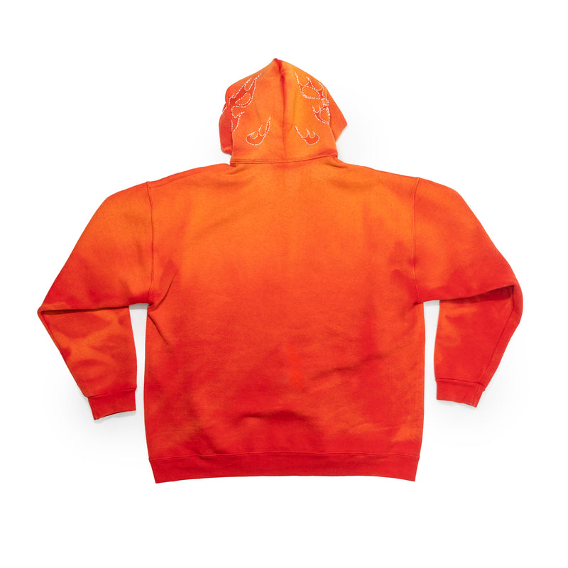 TSOL X LOSO RED SUNFADED HOODIE
