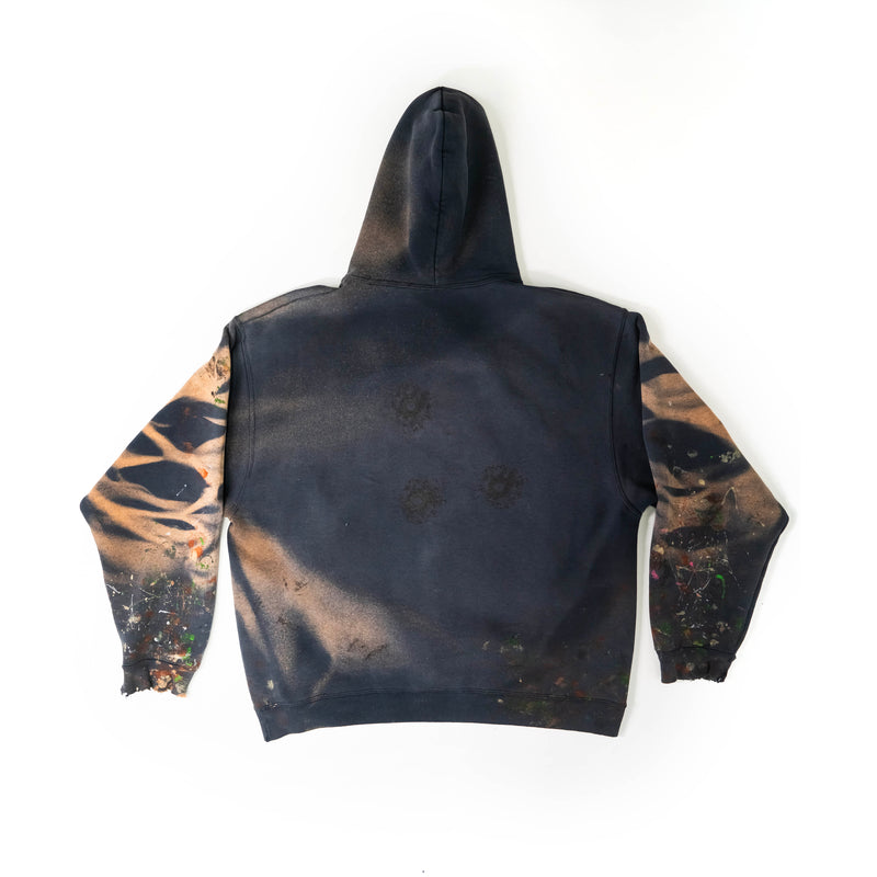 BLACK SUNFADED HOODIE